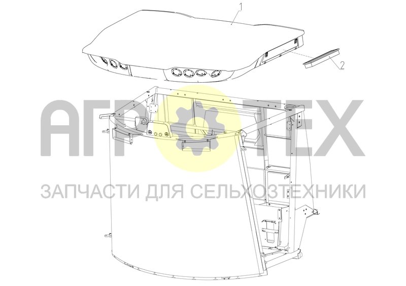 Чертеж Крыша (TORUM-785.06.04.000Ф)